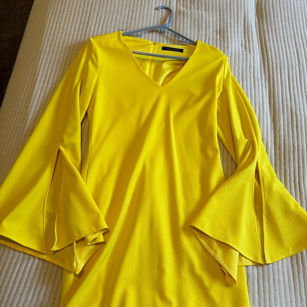 Vici yellow dress.
